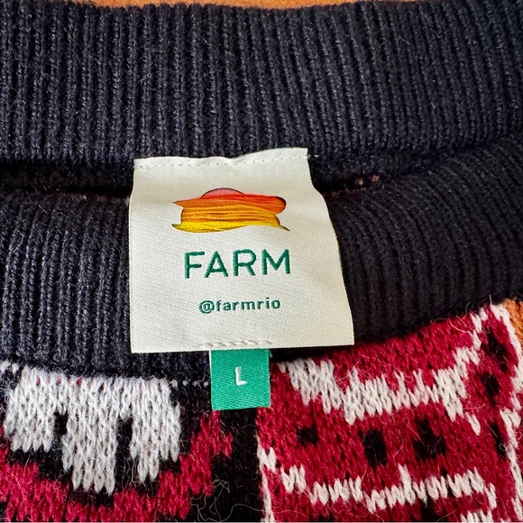 FARM Rio Winter Stipes Multicolor Patterned Track Pants - Picture 4 of 4